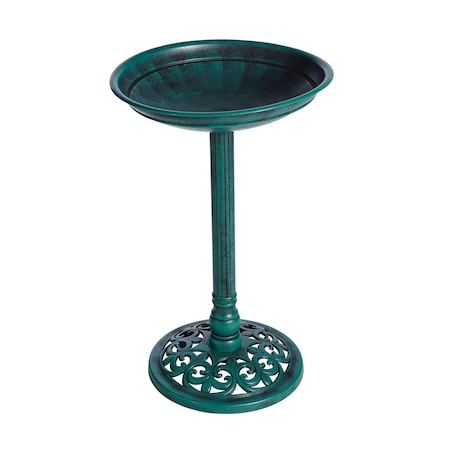 Gardman VERDIGRIS PLASTIC BIRDBATH W22 RA01273X